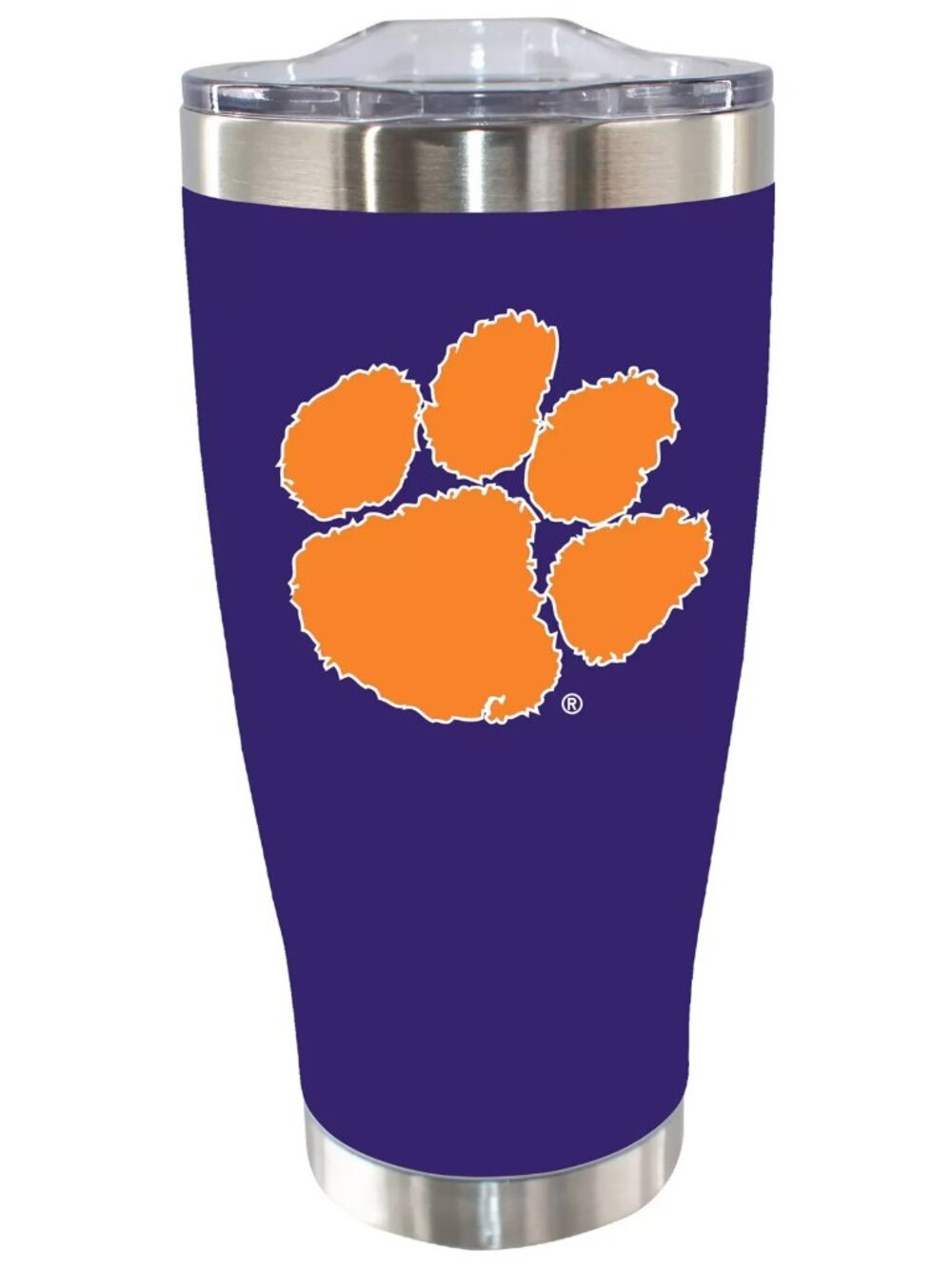 The Memory Company Clemson Tigers Mascot 20 oz. Tumbler Purple Orange NCAA